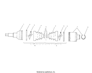 Rear Drive Shaft - A01ch50ad (4960026002b003) Schematic