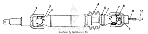 Rear Drive Shaft - S98ch50e(b) (4950135013b005) Schematic