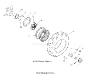 Wheels, Front - R14wh76aa/eac (49rgrwheelfrt11900d) Schematic