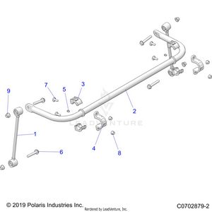 Suspension, Rear Stabilizer Bar - Z21rau92an/bn (c0702879-2) Schematic