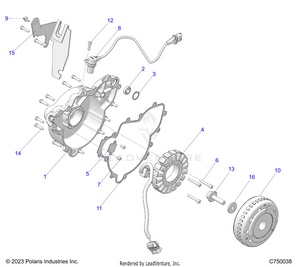 Engine, Stator And Flywheel - R24t6a99a1/b1 T6ead/bd/am/bm/a9/b9 (c750038) Schematic