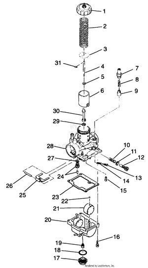 Carburetor - A99bg38ca (4949664966d005) Schematic