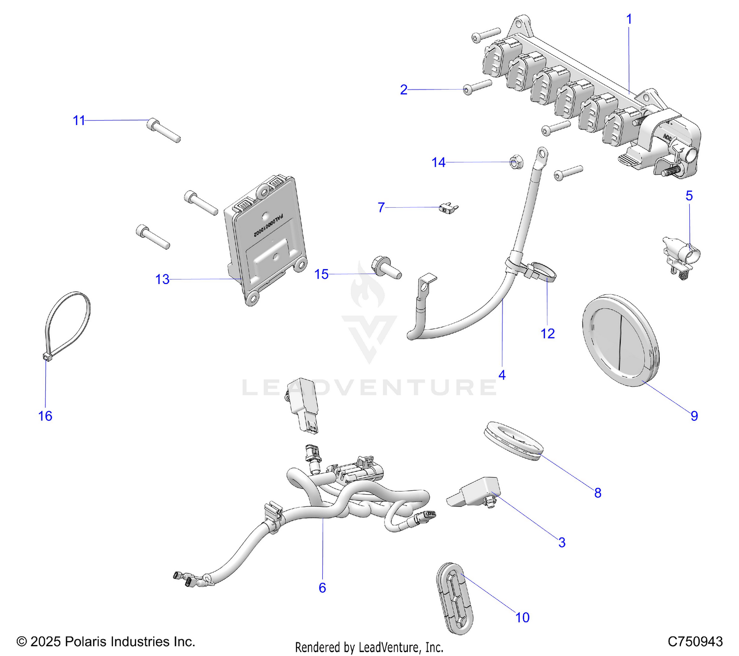 ELECTRICAL, WIRE HARNESS, PERIPHERAL - Z26RPP2KBL (C750943)