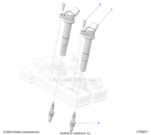 Engine, Coils & Spark Plugs - Z25x4e92a4/b4 (c750271) Schematic