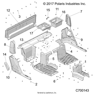 Body, Floor, Rear - R19rse99n1 (c700143) Schematic