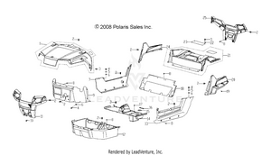 Body, Hood, Bumpers, Panels, Floor And Rack - R13va17aa/ab (49rgrmoldings09rzr170) Schematic