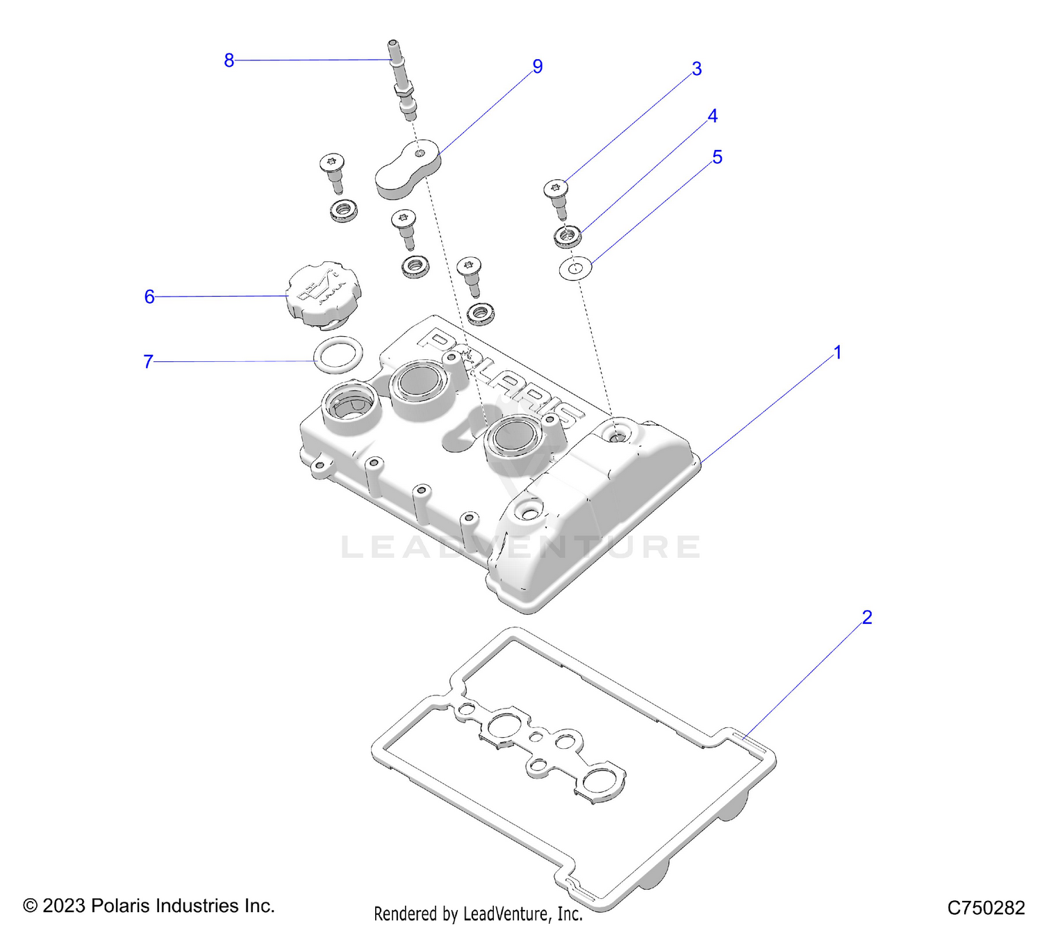 ENGINE, VALVE COVER - Z26S4D92AN/AH/BN/BH (C750282)