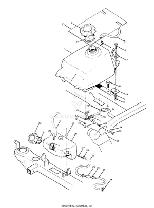 Fuel Tank Assembly 250 2x4 - Update (4919781978009a) Schematic