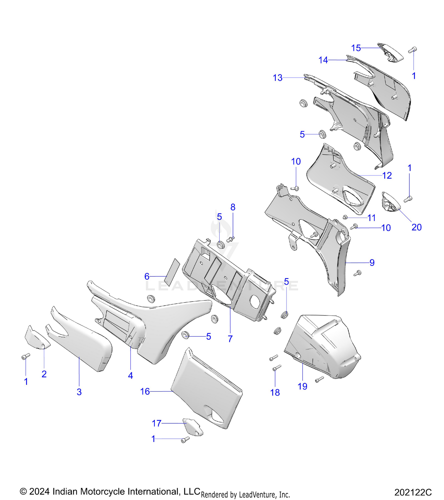 BODY, SIDE/REAR COVERS - N26LCVSS/LCXSS ALL OPTIONS (202122C)