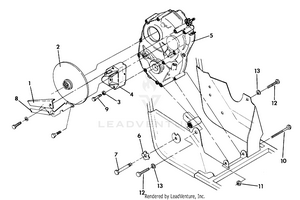 Right Hand Gearcase And Brake Mounting (4918541854032a) Schematic