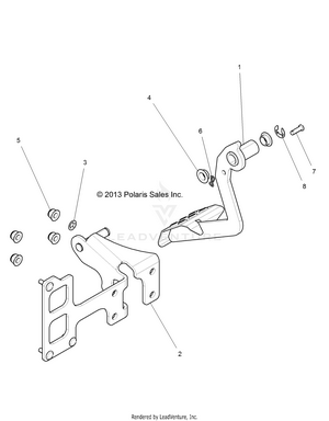 Brakes, Pedal And Master Cylinder - Z16vde99fm/nm (49rgrbrakefoot14rzr1000) Schematic