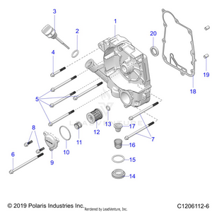 Engine, Crankcase Cover Asm, Right - A21hbb07a3/a7/b3/b7 (c1206112-6) Schematic