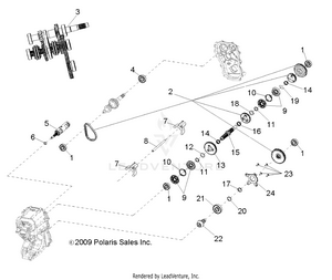 Drive Train, Main Gearcase Internal - R08rh68 All Options (49rgrtransintl064x4xp) Schematic