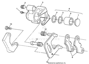 Front Brake - A99ba38ca (4949534953b004) Schematic