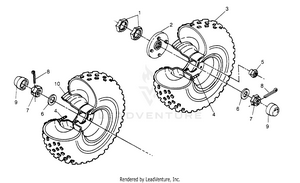 Middle Wheel Assembly 6x6 300 W948730 (4926792679c002) Schematic