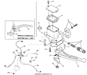 Controls - Master Cylinder/brake Line Scrambler 400l W97bc38c (4939893989b012) Schematic