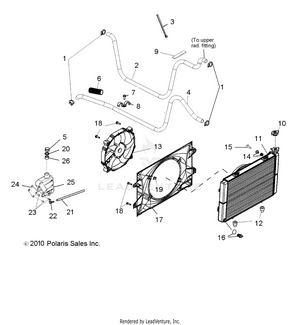 Engine, Cooling System - R11rh50ag/ah/ar (49rgrcool10400) Schematic