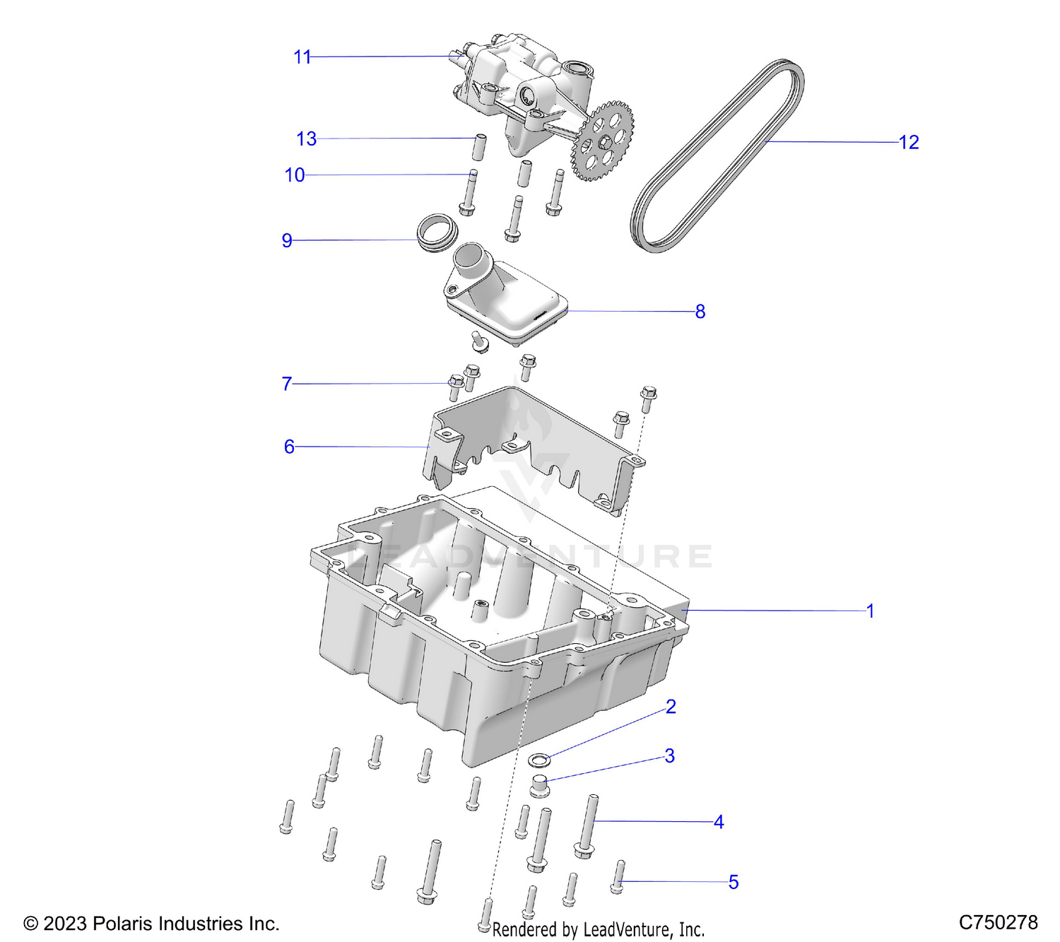 ENGINE, OIL PUMP & PAN - Z26S4E92A4/B4/A6/B6 (C7502783)
