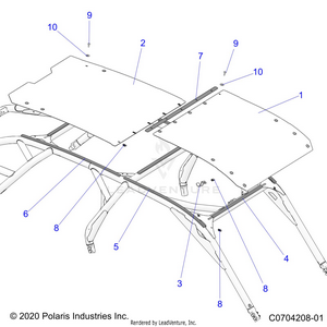 Body, Roof - Z24rmd2kah/al/bh/bl (c0704208-01) Schematic