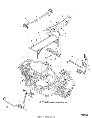 Chassis, Main Frame - R17rt_87 All Options (701586) Schematic
