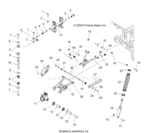 Suspension, Rear - A07mh68ax/ay/az (49atvsusprr800efi) Schematic