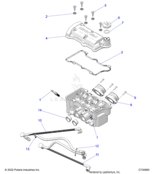 Engine, Throttle Body And Valve Cover  - R24taa99a1/b1 Tae/a1/b1/ad/bd/am/bm/a9/b9 (c730885) Schematic