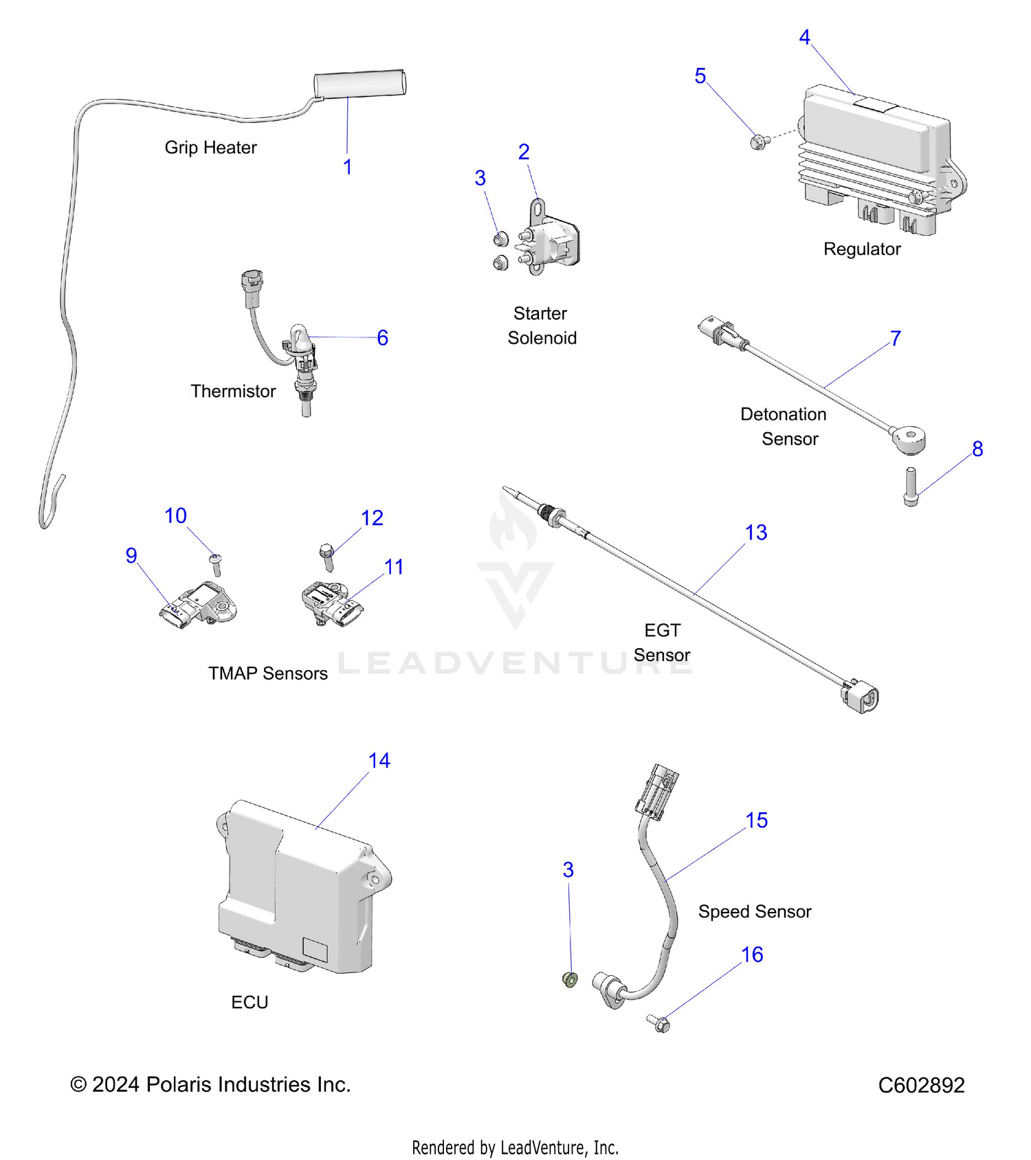 ELECTRICAL, COMPONENTS - S26TGM8MS (C602892)