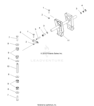 Suspension, Torsion Bar (built 10/03/13 And Before) - A14mb46th (49atvtorsion11sp500) Schematic