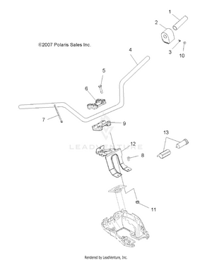 Steering, Handlebar And Controls - A08dn50af/as/aw/az (49atvhandlebar08sp500efi) Schematic
