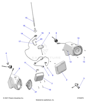 Electrical, Audio, Ride Command - Z22gak92ap/bp (c702975) Schematic