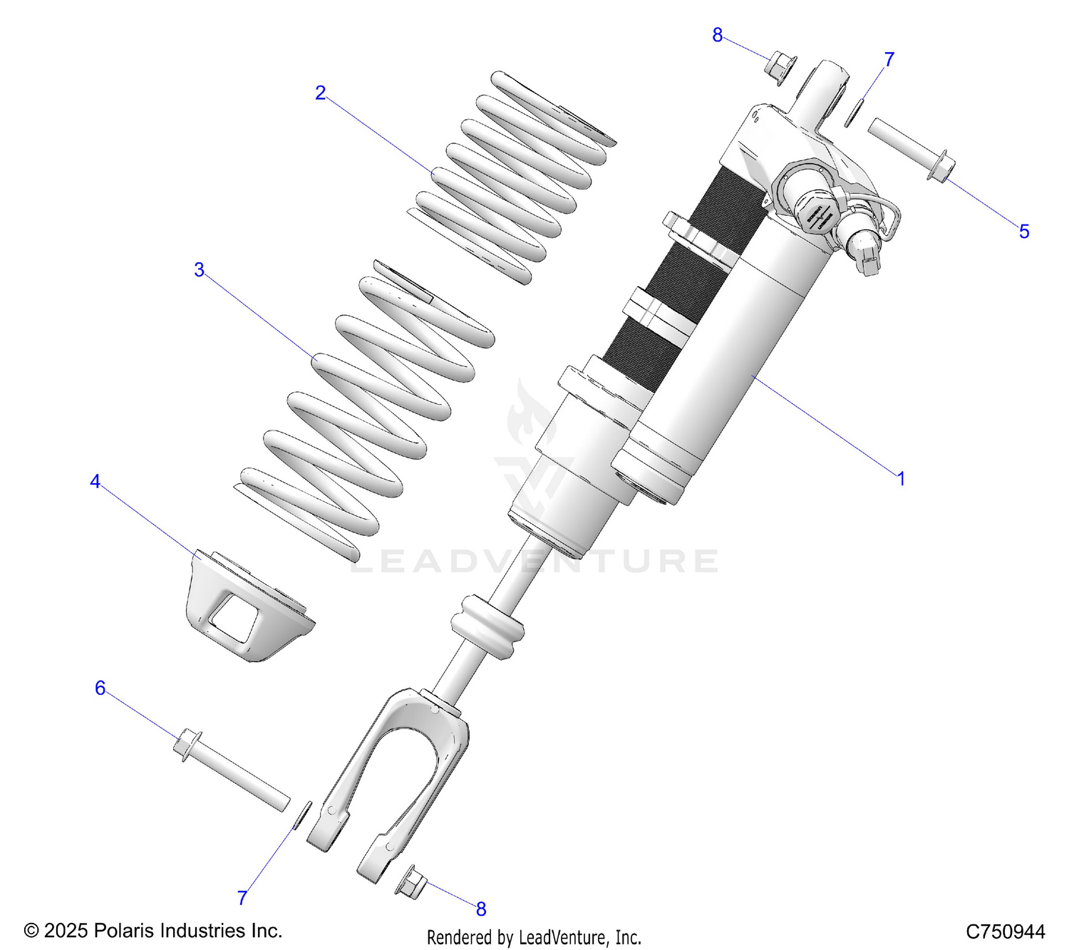 SUSPENSION, FRONT SHOCK MOUNTING - Z26R4K2KAC/BC/AR/BR/AJ/BJ/AV/BV (C750944)