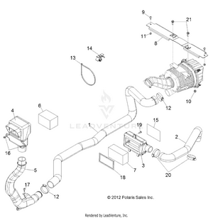 Engine, Air Intake - R14rh76aa/76ac/7eaz (49rgrairintake13800mid) Schematic