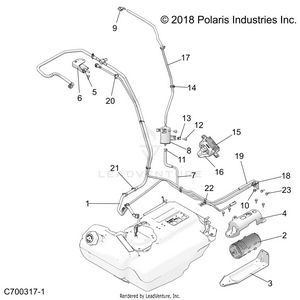 Body, Fuel Lines, Evap - Z19vpl92bk/br/bm (c700269-2701177) Schematic