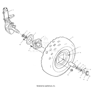 Front Wheel - A02ba38ca (4969936993b01) Schematic