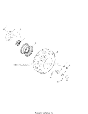 Wheels, Rear - R11rh50ag/ah/ar (49rgrwheelrr11500efi) Schematic