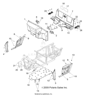 Body, Floor And Fenders - R12rh45ag/ah/ar (49rgrmoldings10) Schematic
