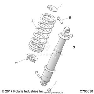Suspension, Rear Shock Mounting - R22t6a99a1/b1 (c700030) Schematic