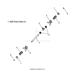 Drive Train, Main Gearcase Shift Forks - A08dn50af/as/aw/az (4999204069920406d09) Schematic