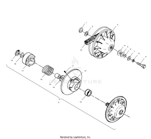 Driven Clutch - A01ch50ad (4960026002c003) Schematic