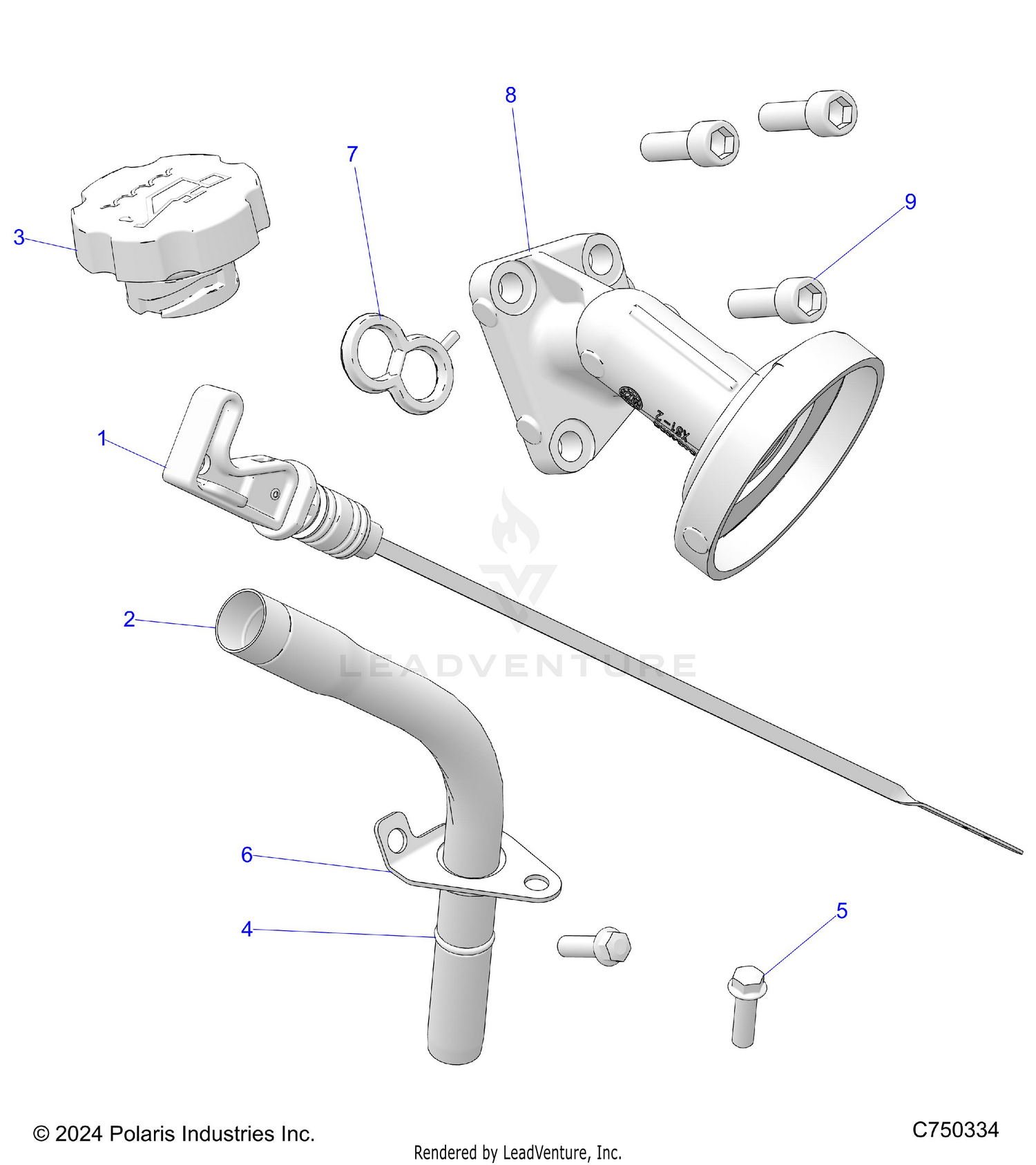 ENGINE, OIL DIPSTICK - Z26ASE99P5 (C750334)