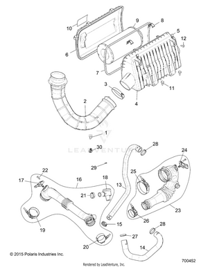 Engine, Air Intake System - Z19vpl92ak/bk/ar/br/am/bm (700452) Schematic
