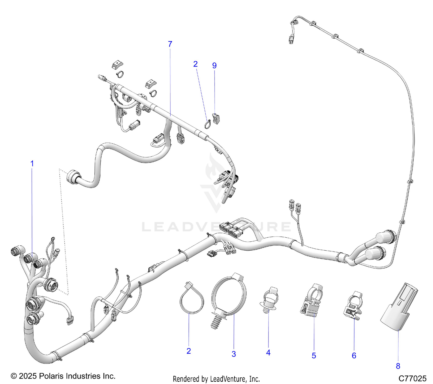 ELECTRICAL, MAIN AND DASH HARNESS  - Z26RRE2KAL (C77025)