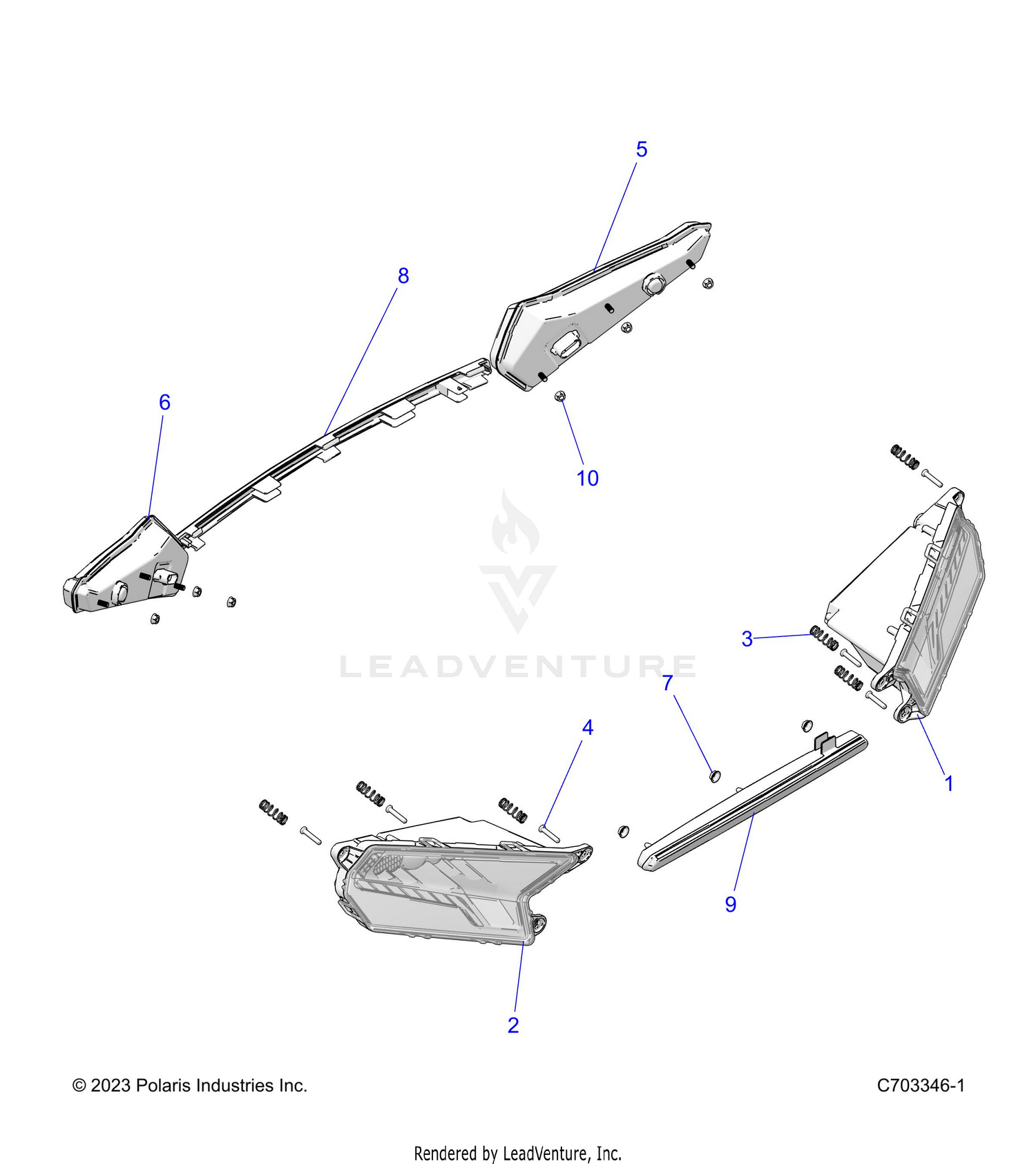 ELECTRICAL, HEADLIGHTS AND TAILLIGHTS - Z26NMX99A4/B4/A6/B6 (C703346-1)
