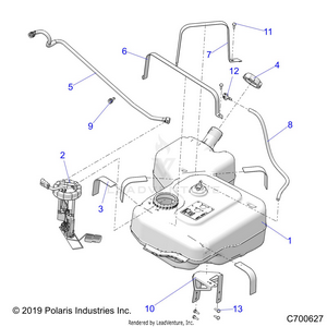 Body, Fuel Tank - R21rrj99a9/b9 (c700627) Schematic
