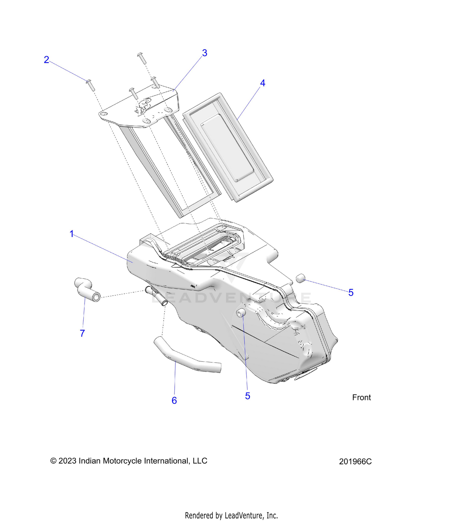 ENGINE, AIR INTAKE - N25SSB76/SSC76/SSD76/SSF76 (201966C)