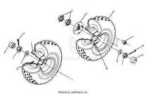 Middle Wheel Assembly Big Boss 4x6 (4919801980020a) Schematic