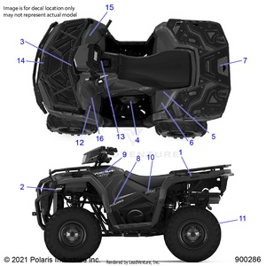 Body, Decals - A21seg57a1/a3/a5 (900286) Schematic