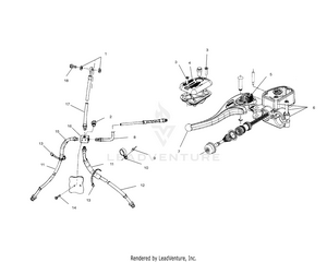 Brake Line/master Cylinder - A02cg25ca (4969856985b07) Schematic