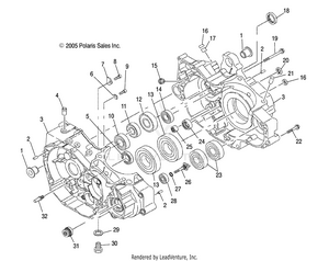 Crankcase - A06gj50aa/ab/ac (4999201849920184c03) Schematic