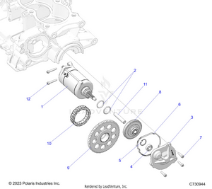 Engine, Starter - R25xaw1rb9/bd/bm (c730944) Schematic